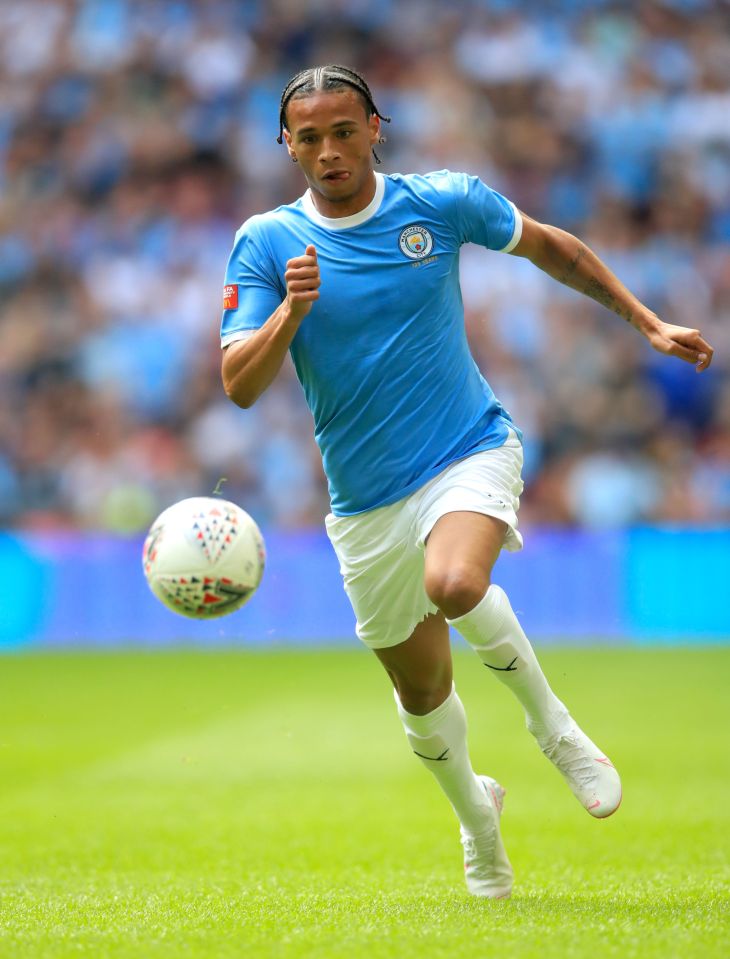  Sane is set to return to action before the end of the season following surgery for an ACL injury in August