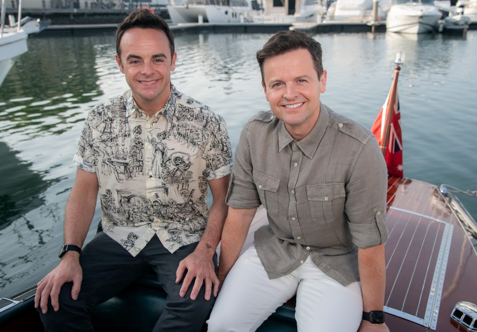  The hosts on their way into the I'm A Celebrity jungle back in November