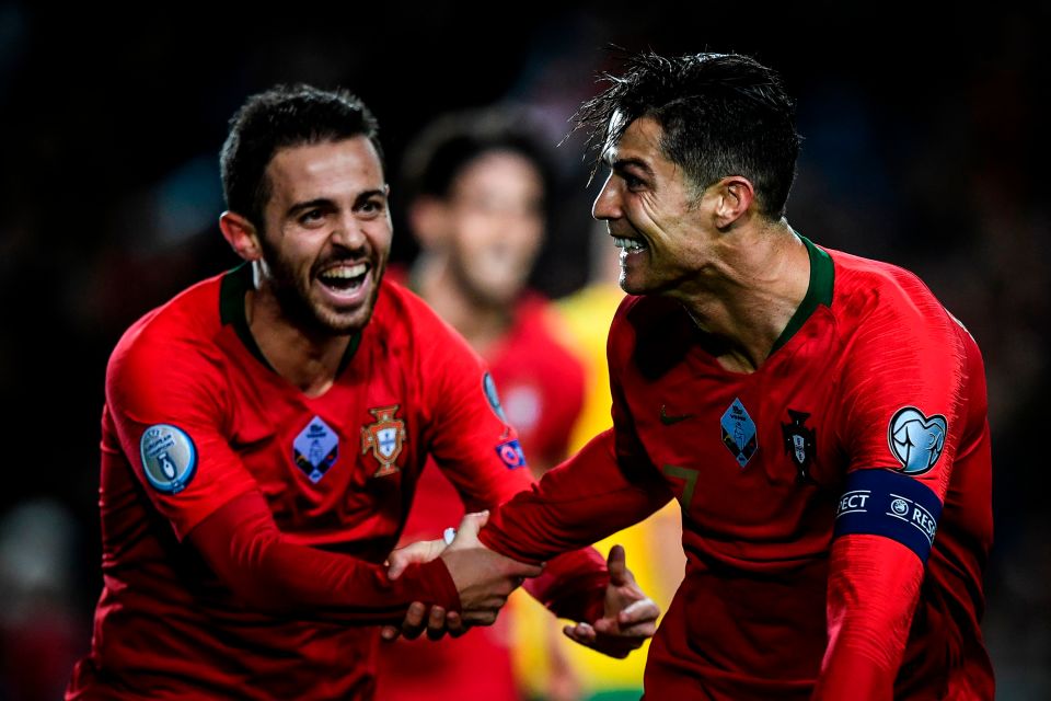 Bernardo Silva revealed Ronaldo asked the Portugal squad to donate 50 per cent of their qualifying bonus for Euro 2020