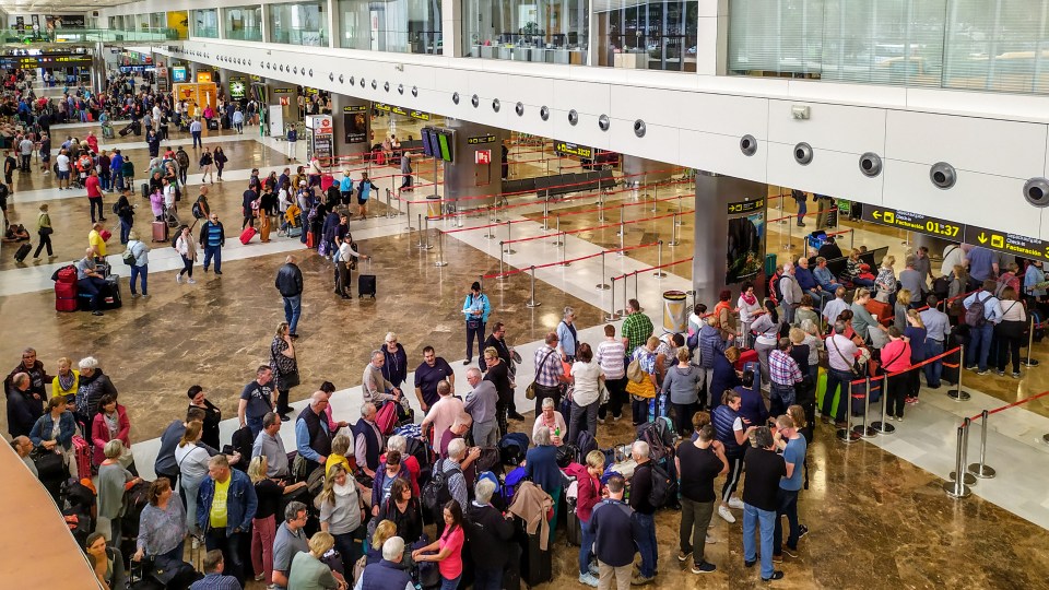 Tourists have been trying to leave Spain as the country goes into lockdown due to coronavirus