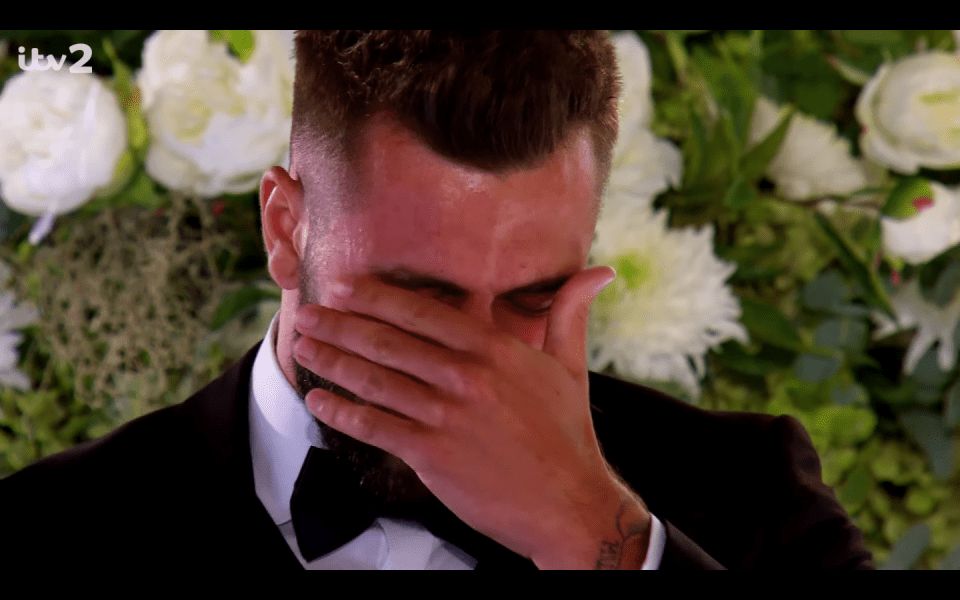  He began sobbing uncontrollably