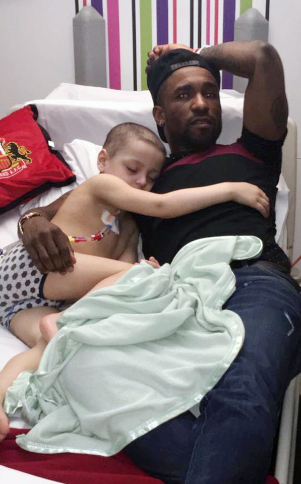  The former England striker uploaded a number of photos showing him with Bradley