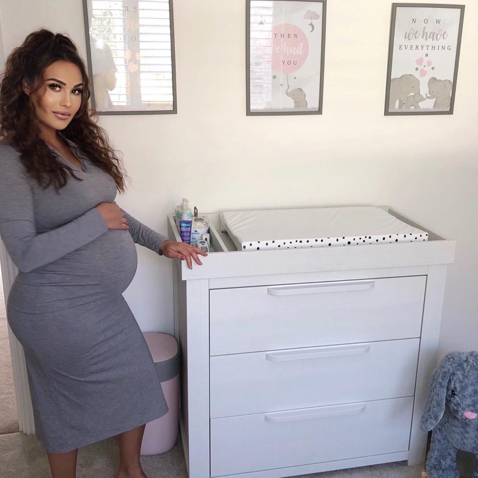  She welcomed a baby girl with Grant earlier this month