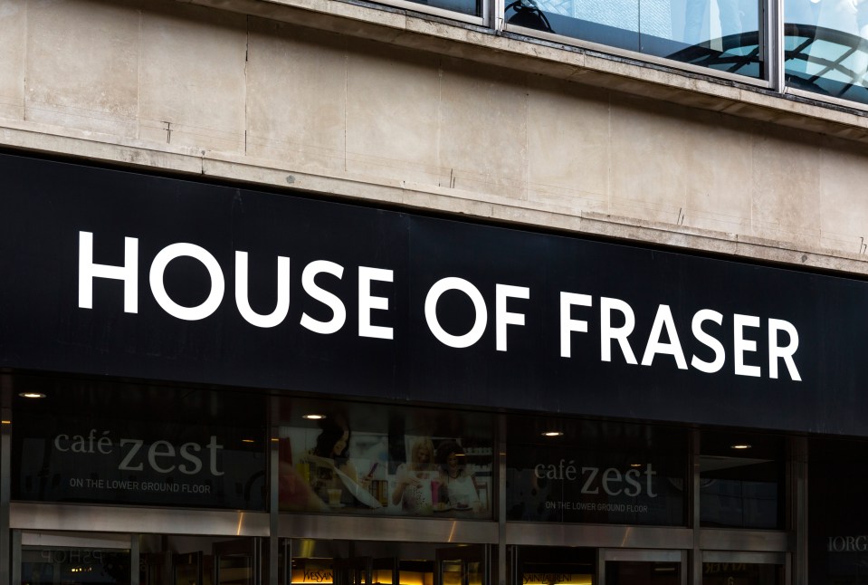 House of Fraser is closing another of its shops on Monday