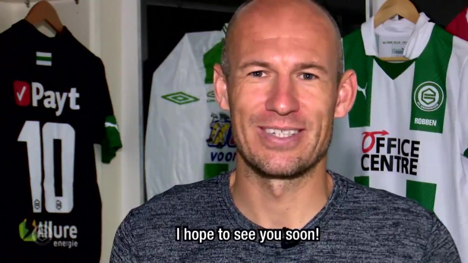  Arjen Robben has sensationally revealed he is coming out of retirement to sign for boyhood club FC Groningen