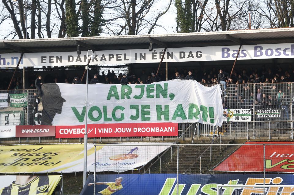  Arjen Robben is still idolised by FC Groningen fans