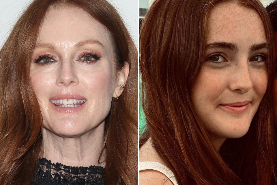 Julianne Moore's daughter, Liv, has inherited her red hair
