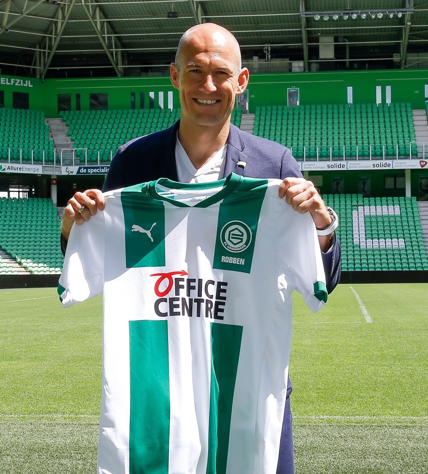 Robben rejoined boyhood club FC Groningen in 2020