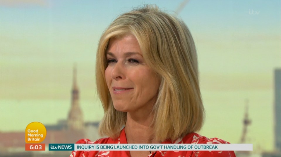 Kate was back at work this morning
