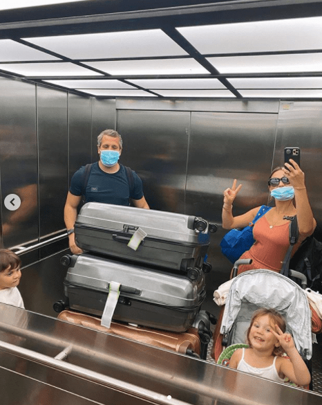 The family will now have to isolate for two weeks when they return to the UK