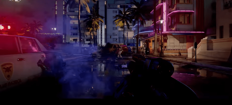 The first multiplayer map location revealed in the trailer is Miami