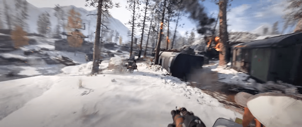 Russia's snowy Ural Mountains are another of the game's multiplayer locations