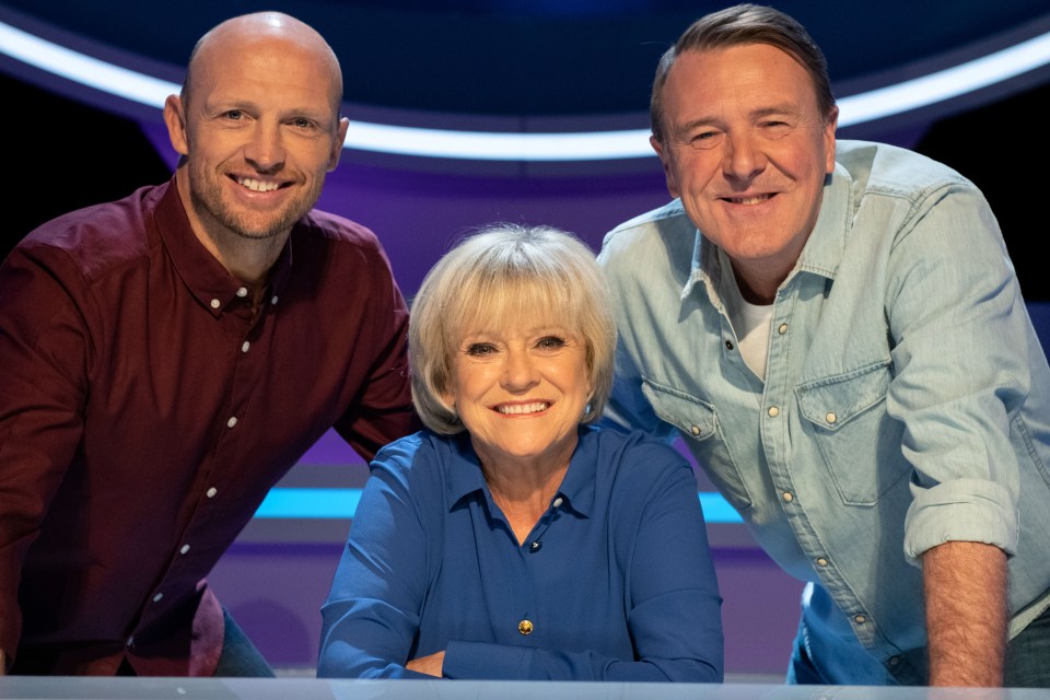 Matt Dawson, left, Sue Barker and Phil Tufnell, right, have all been axed from A Question of Sport