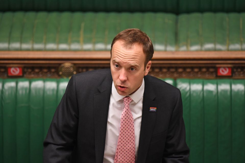 Health Secretary Matt Hancock told the Commons Covid cases were becoming more localised