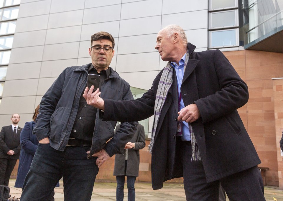 This is the moment the mayor of Manchester learned the region would apparently not get the full cash he was asking for