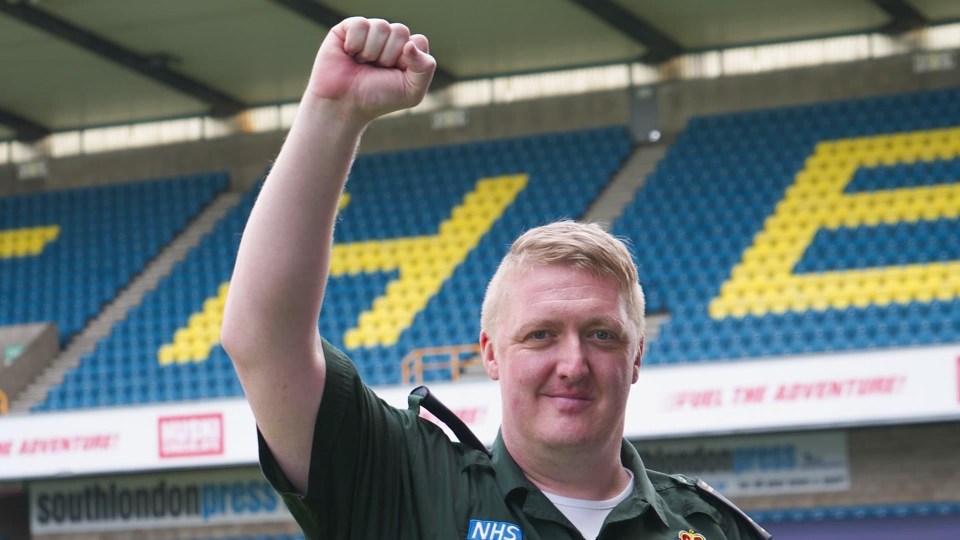 It took Sean Ash about an hour to complete his lap of The Den
