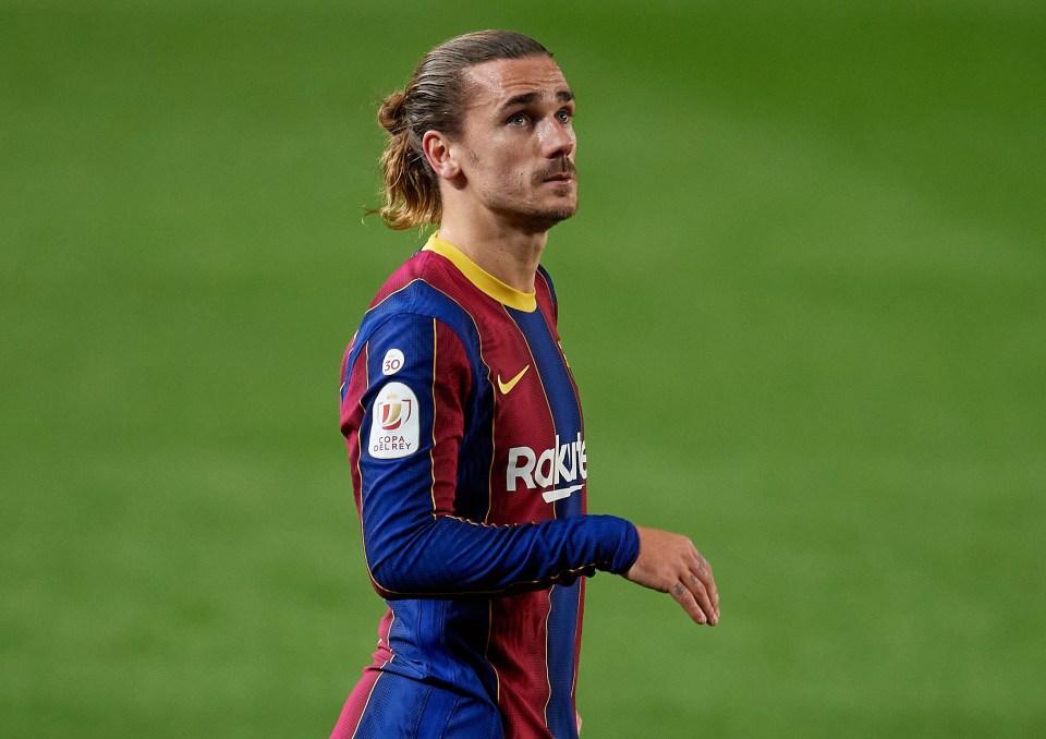 Antoine Griezmann is one of four players up for sale at Barcelona this summer