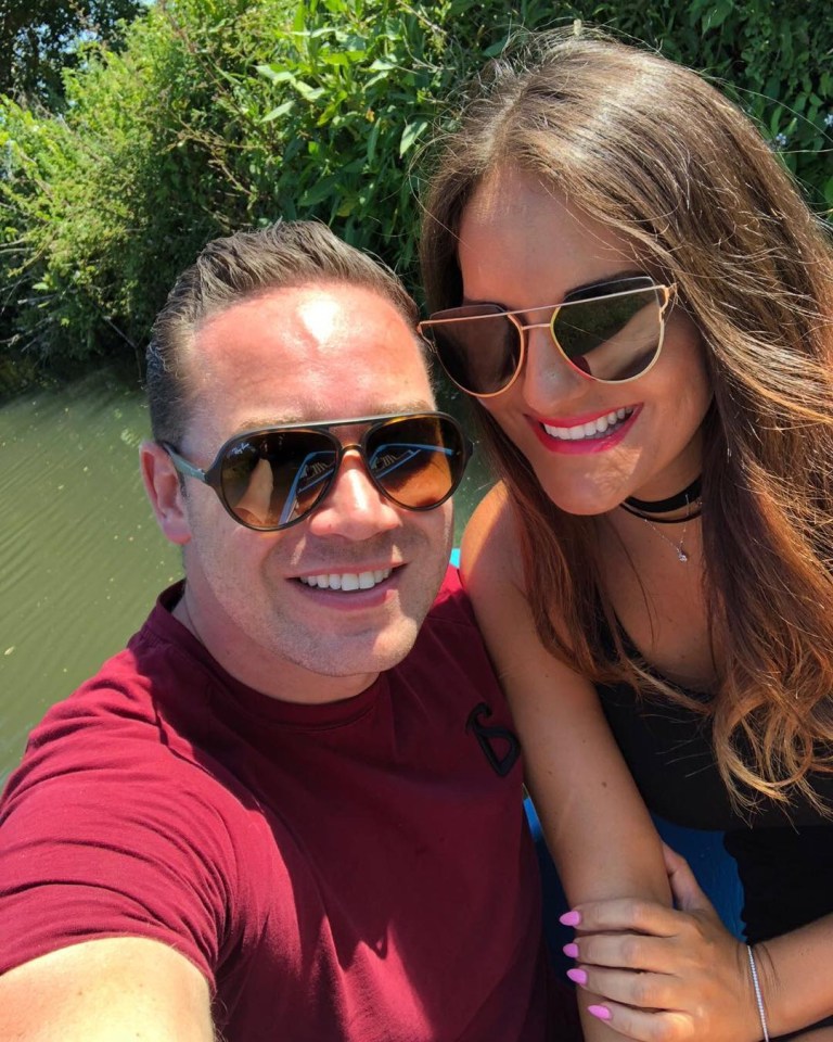 Kieran and fiancée Michelle are expecting their first child together