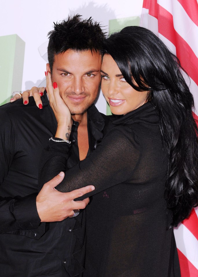 Katie was married to Peter Andre for four years