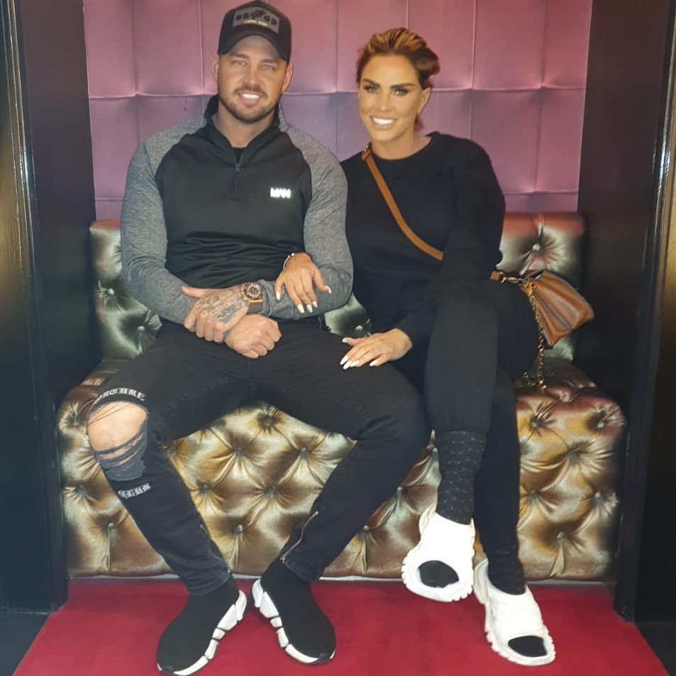Katie recently announced her engagement to car dealer Carl Woods