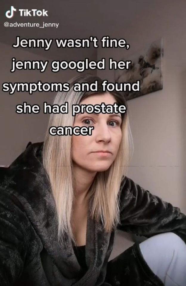 Jenny took to TikTok to explain what happened at her doctor's appointment