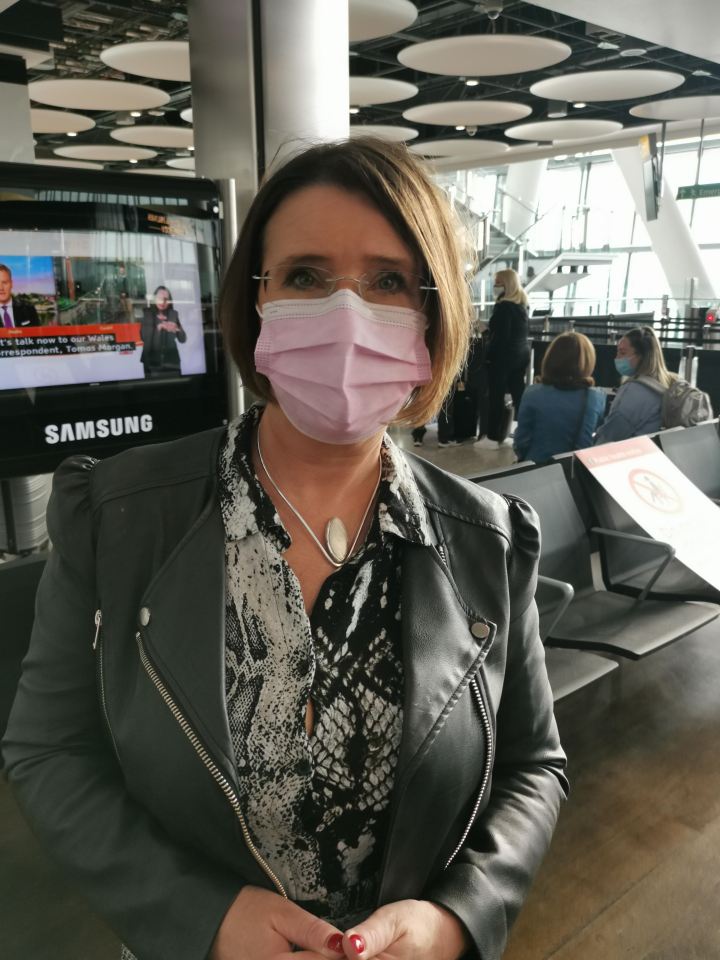 The Sun's Travel Editor Lisa Minot at Heathrow’s Terminal 5