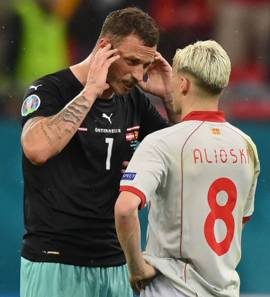 North Macedonia players claimed Arnautovic had racially abused Ezgjan Alioski and Egzon Bejtulai - two players with Albanian roots