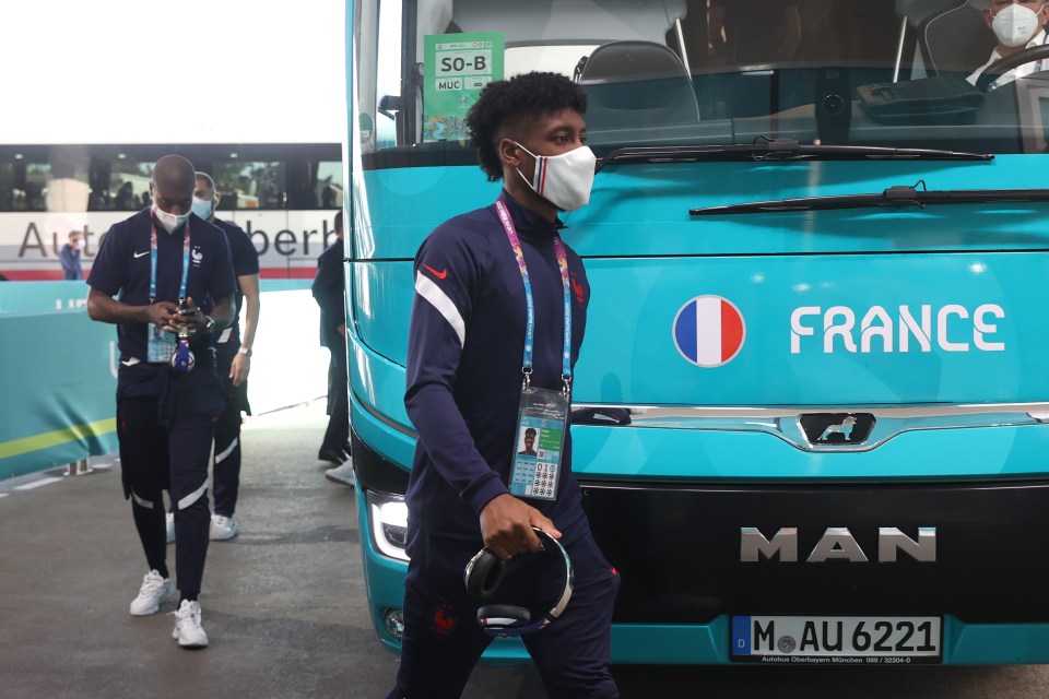 Winger Kingsley Coman is departing the France squad at Euro 2020 as his wife is about to give birth