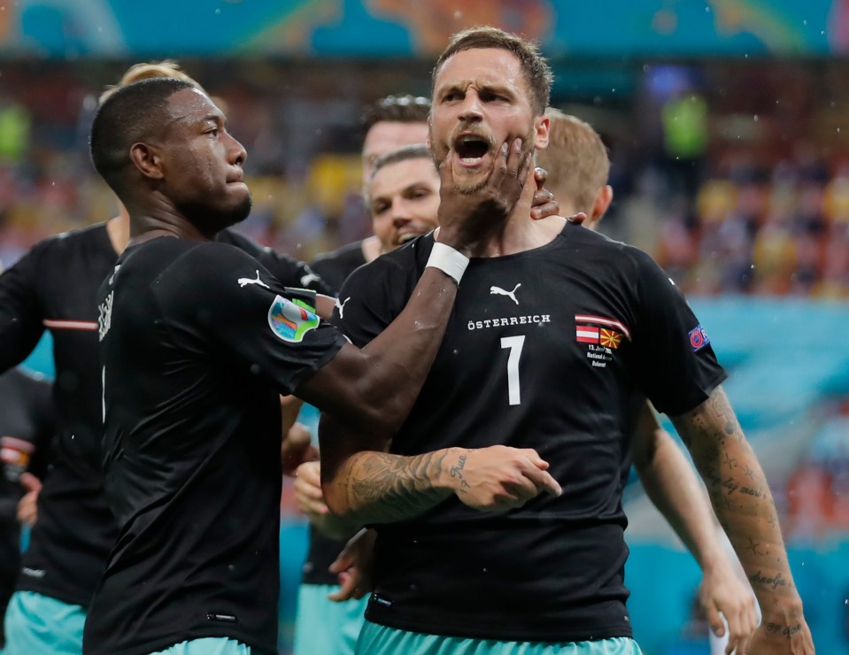 Marko Arnautovic has been banned for one game by Uefa for his 'insulting' celebration during the win over North Macedonia