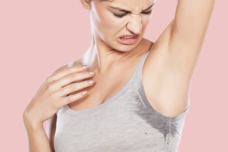 See your GP if you’ve suffered excessive sweating for more than six months