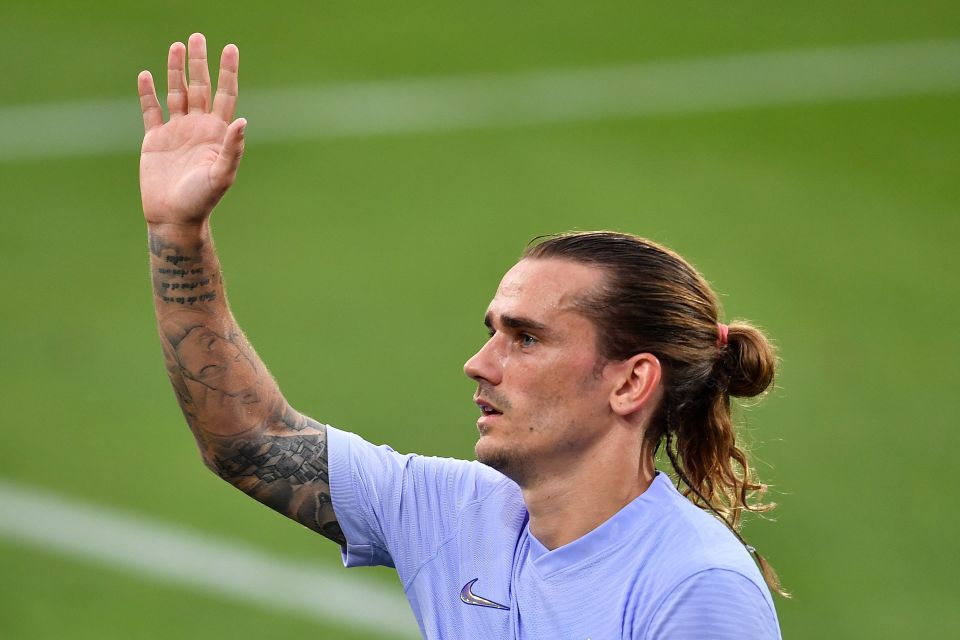 Antoine Griezmann waved goodbye to Barcelona on deadline day