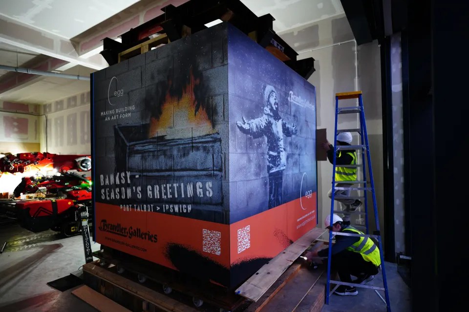 It is being moved to a temporary storage unit at an undisclosed location