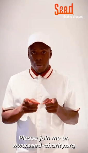 Zouma is an ambassador for Seed Charity