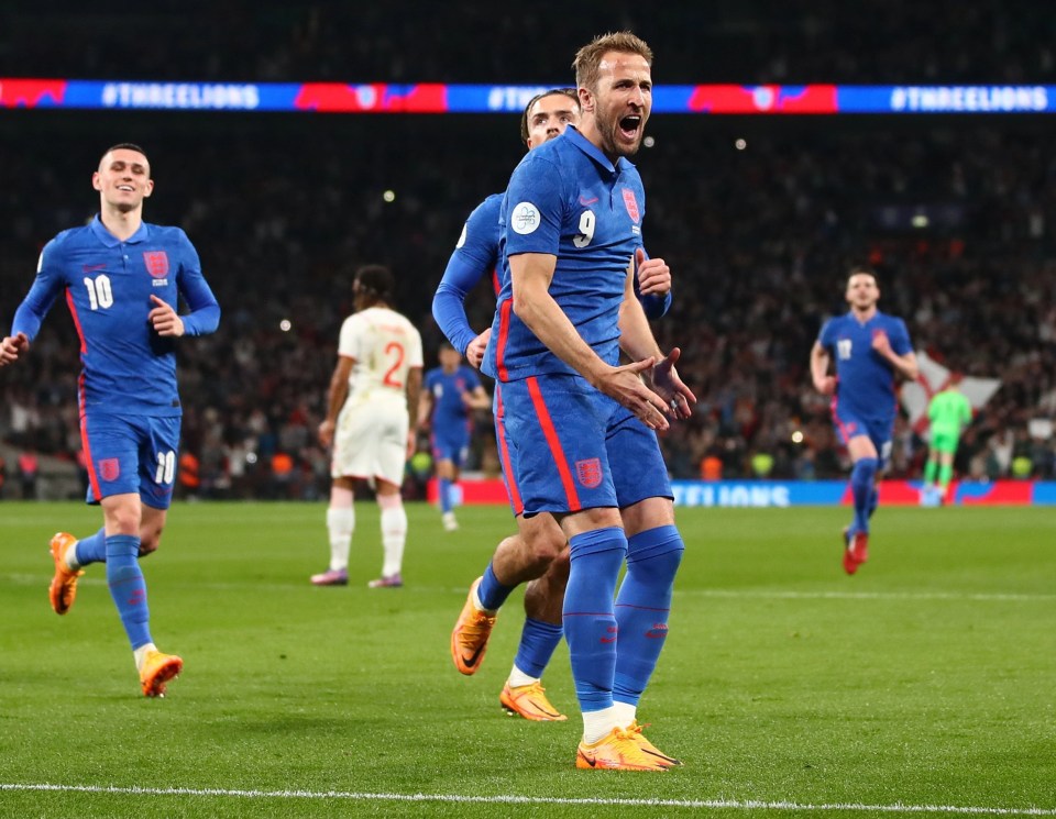 Griezmann shared his admiration for Kane - now England's joint-second-top scorer in history - by shouting his name after scoring a header during a training session