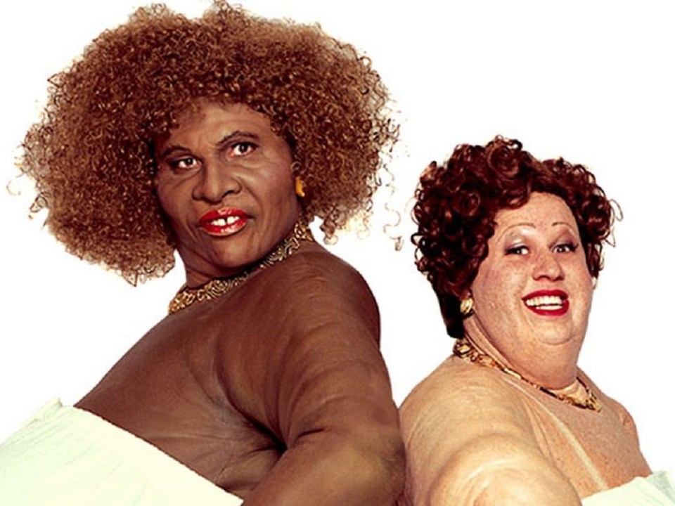 David Walliams in black face on Little Britain