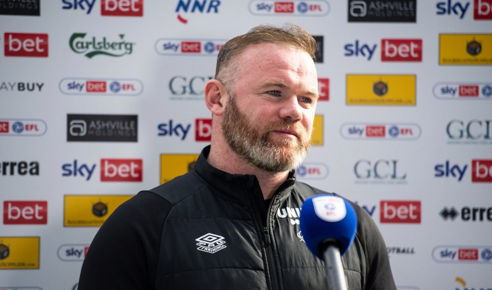 Wayne Rooney said he wants to stay on as Derby boss after relegation - as long as a takeover happens