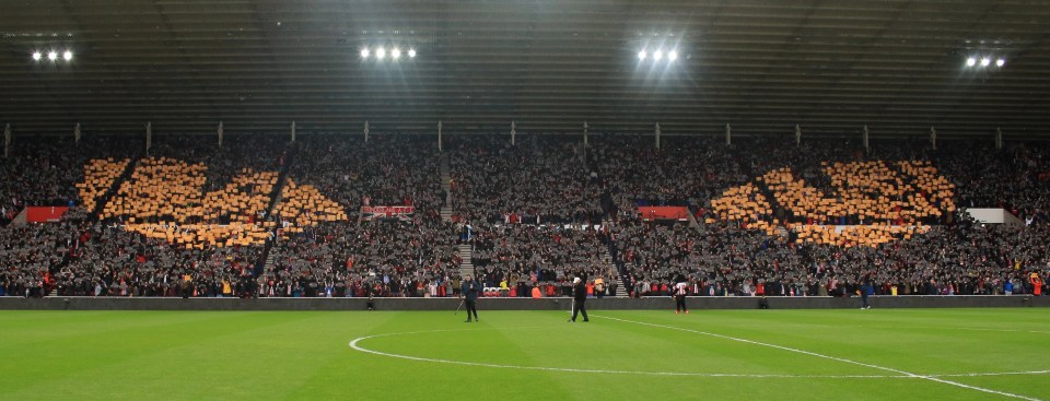 Black Cats fans packed out the Stadium of Light