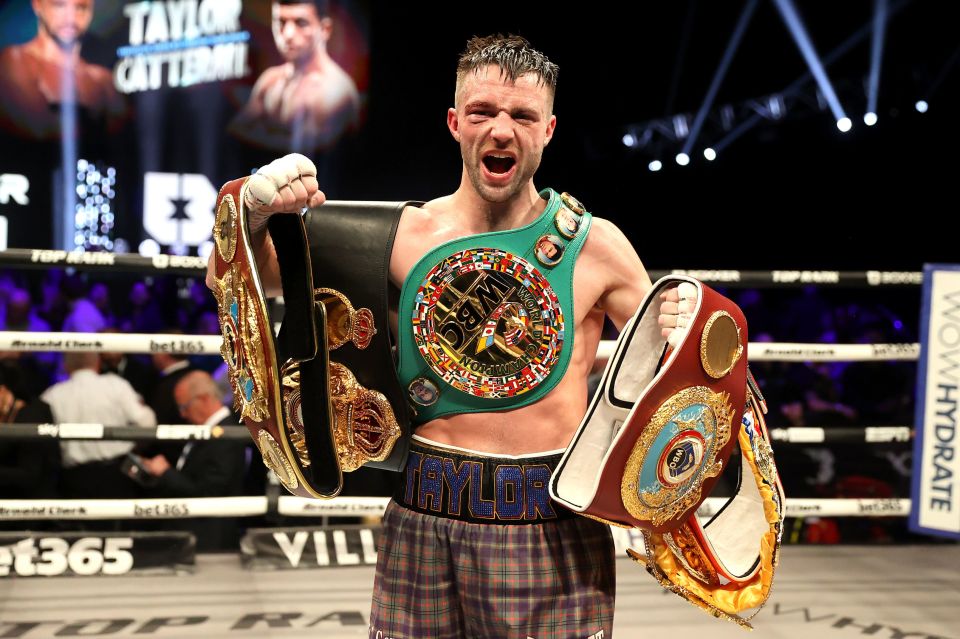 Josh Taylor was somehow awarded the win against Jack Catterall in February