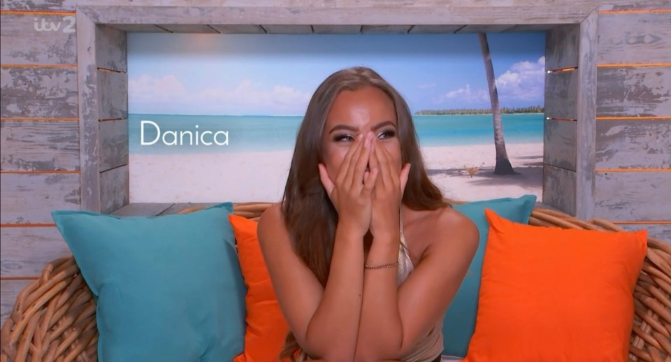 Fans reckon Paige was less than impressed that Danica wasn't the one to get dumped from the Island