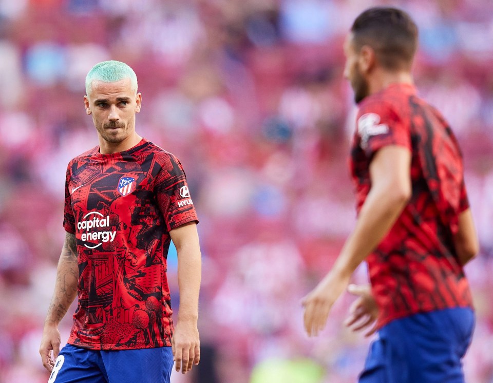 Frontman Antoine Griezmann reportedly faces being left on the bench for many of Atletico's matches to avoid reaching a transfer trigger level