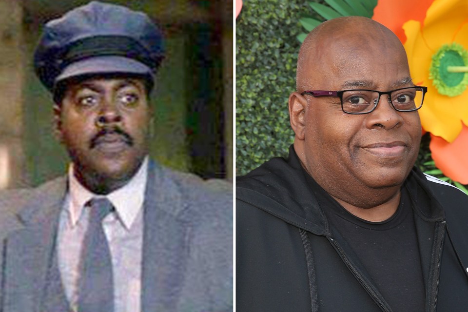 Then and now photo of an actor.