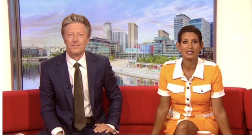 Fans are used to seeing Naga on the BBC Breakfast sofa