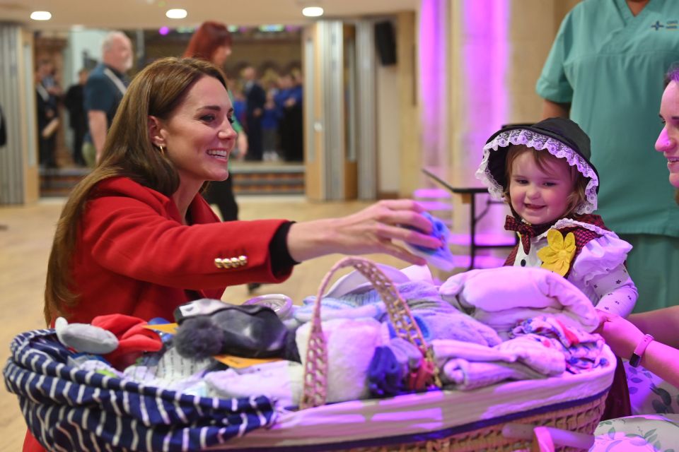 Kate was delighted to learn the young girl shared the same name as her daughter