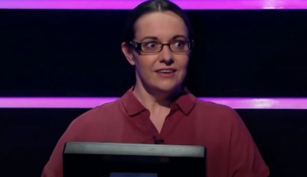 Contestant Michelle Brooks completed the 'Fastest Finger First' in 0.74 seconds