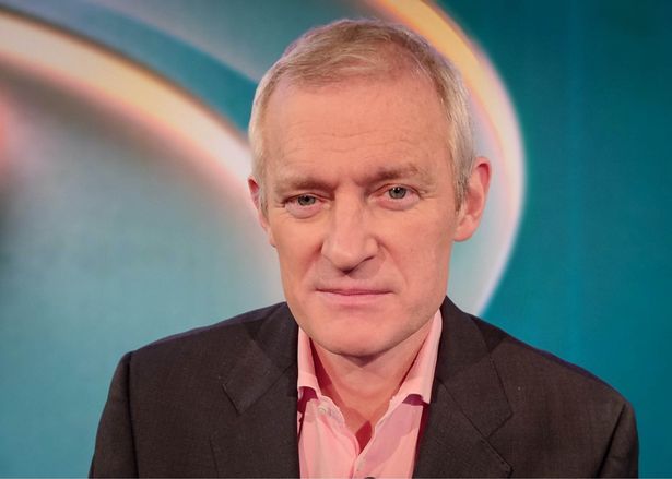 Jeremy Vine was seen being overtaken by the luxury car in the video