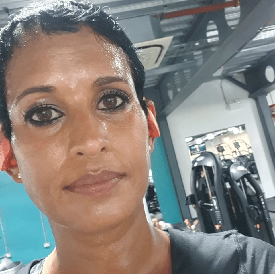 Naga Munchetty has taken to Instagram following an intense morning workout