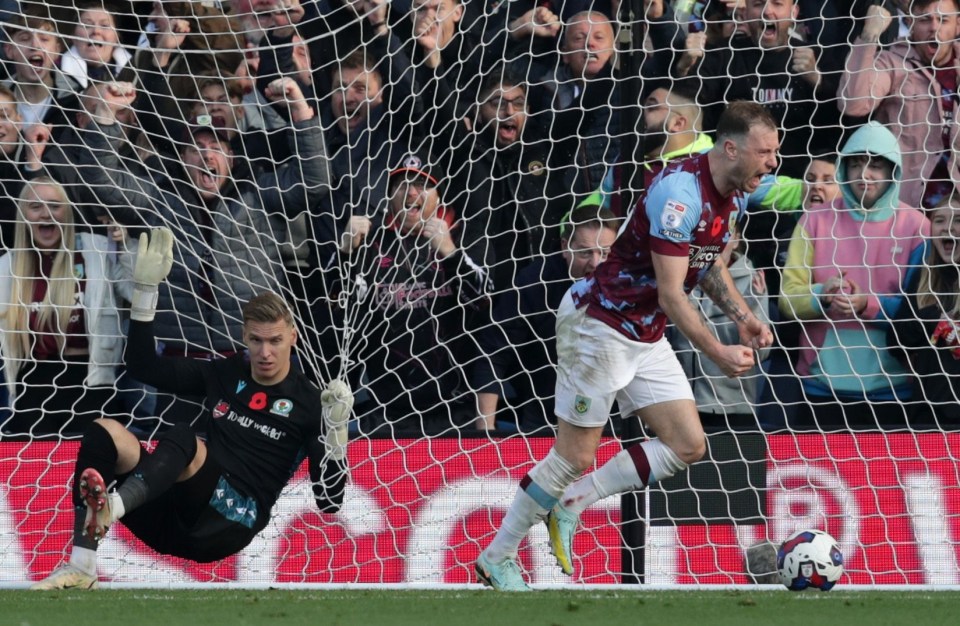 Barnes scored twice as Burnley earned bragging rights again