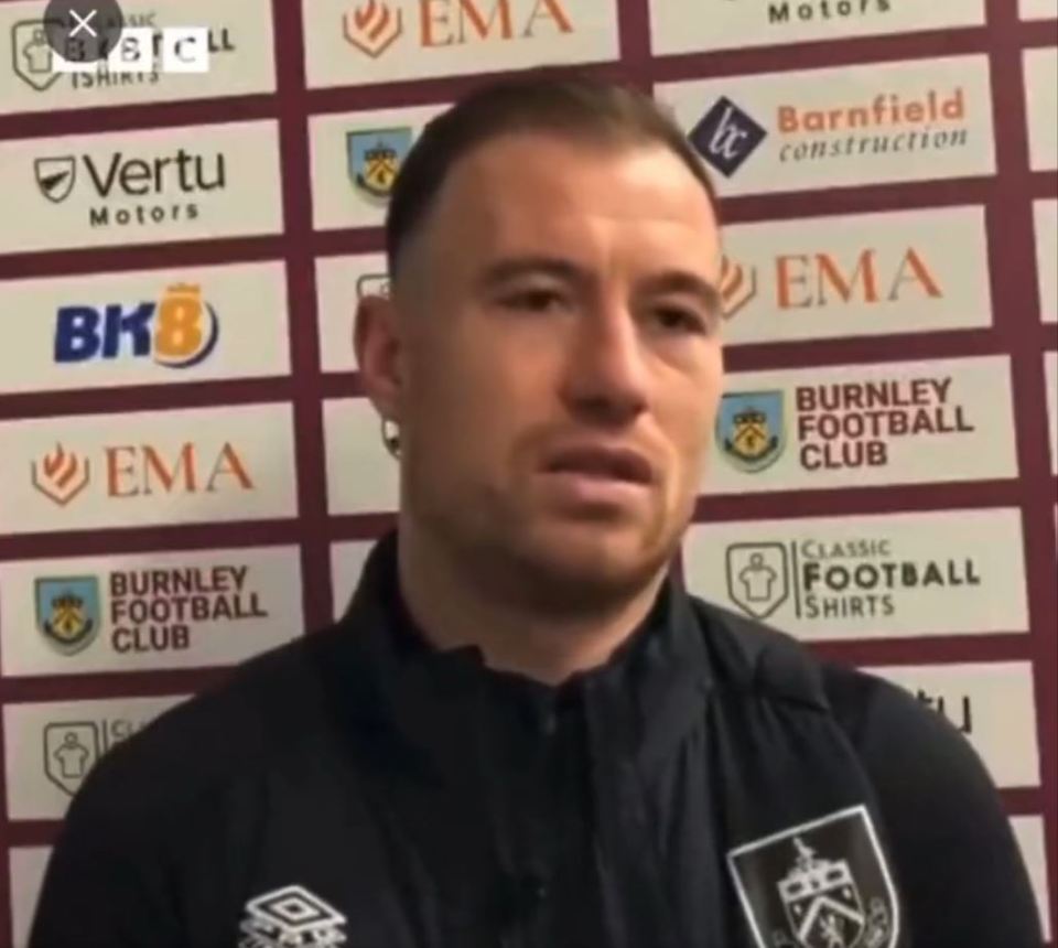 Ashley Barnes gave an X-rated talk after Burnley's 3-0 derby win over Blackburn