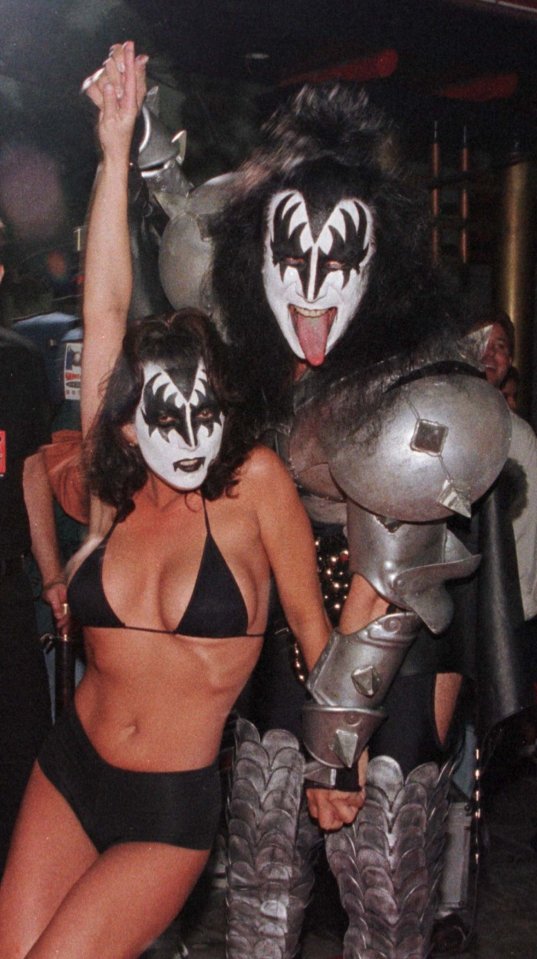 Gene revealed how some groupies liked to wear the band's trademark black and white face paint during romps
