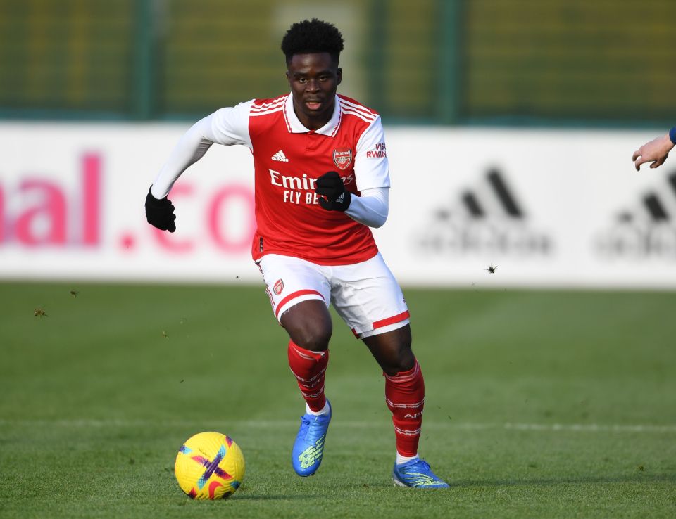 Bukayo Saka is hoping to lead Arsenal a surprise Premier League triumph